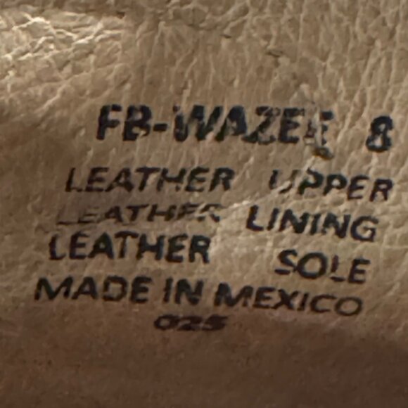 Freebird By Steven Wazee Leather Sandal Heel Booties Women's Size 8 Distressed - Picture 5 of 10